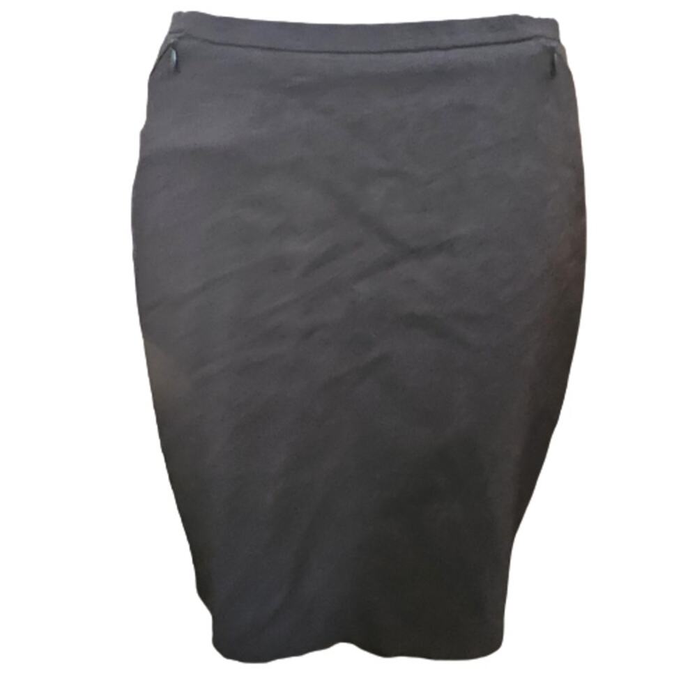 Grey Stretch Pencil Skirt Size 6